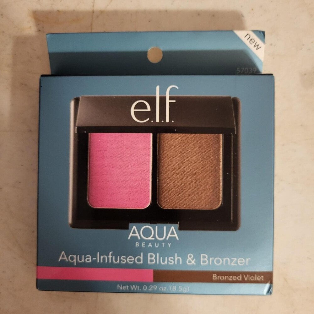 ELF Aqua-Infused Blush & Bronzer in Bronzed Violet i have multiples will do bund